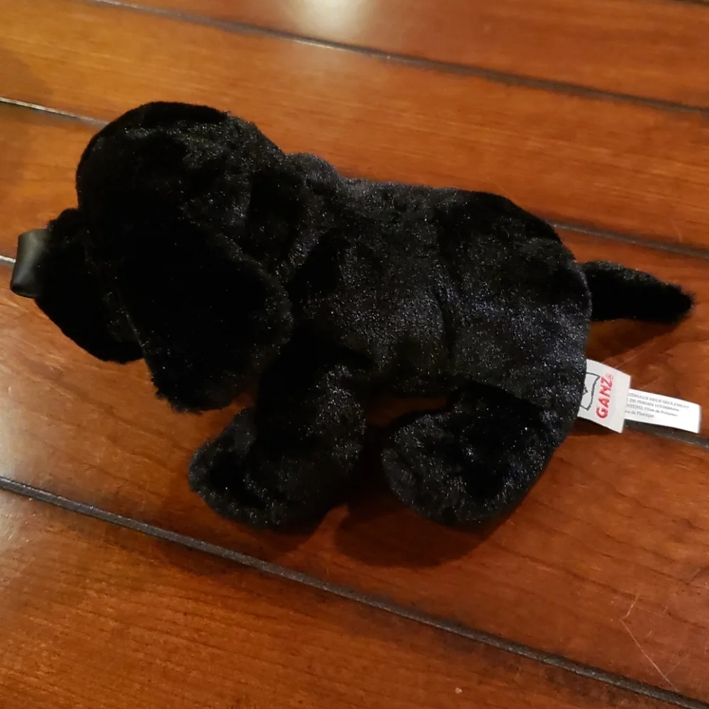 GANZ Webkinz Black Lab Stuffed Animal